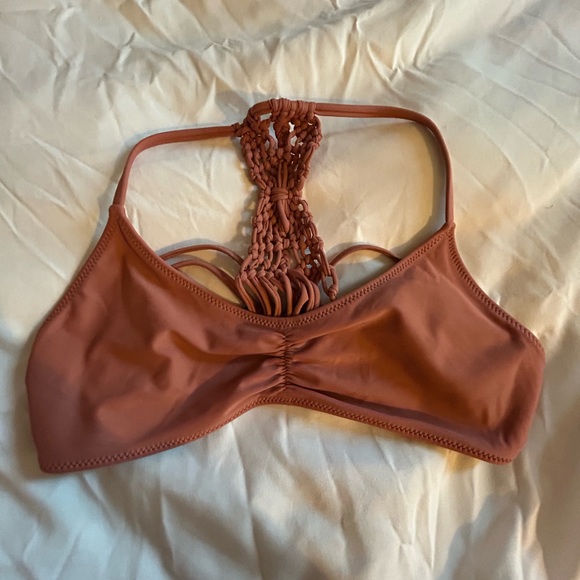 aerie Other - Aerie Terracotta Bikini Top with Intricate Back